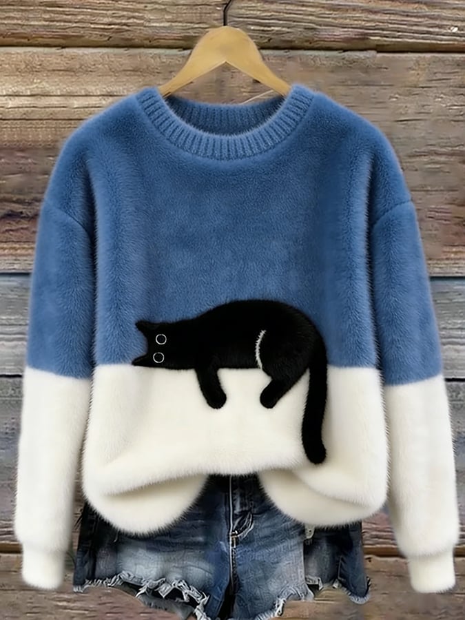 Radka | Kočičí potisk, uvnitř fleece