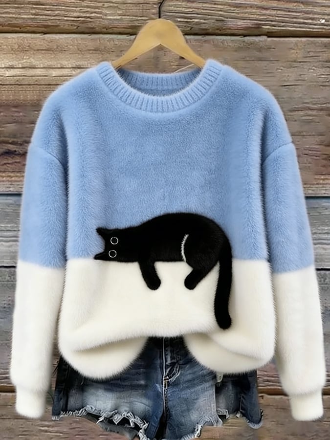 Radka | Kočičí potisk, uvnitř fleece
