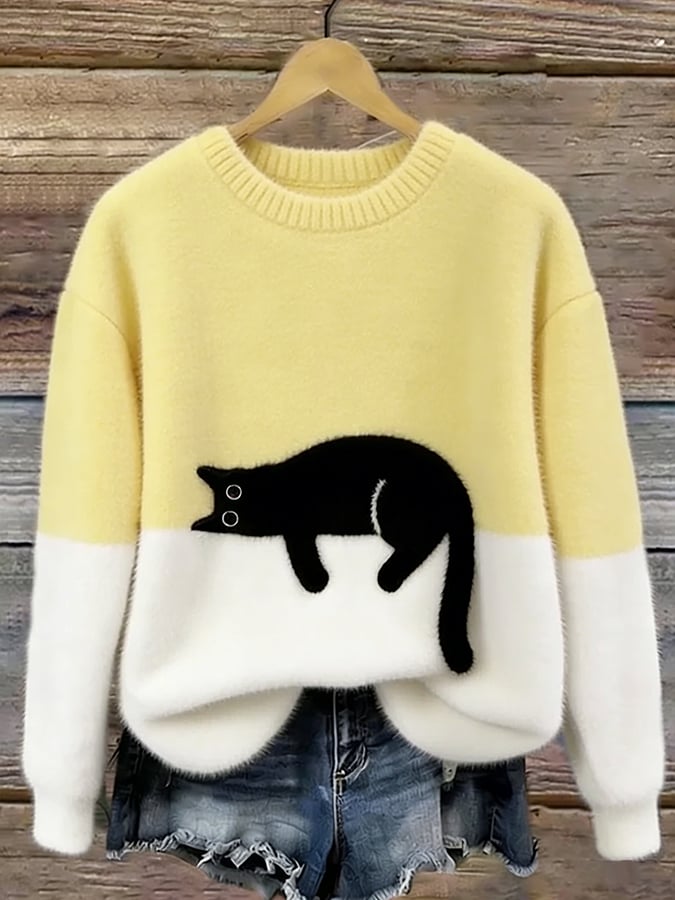 Radka | Kočičí potisk, uvnitř fleece