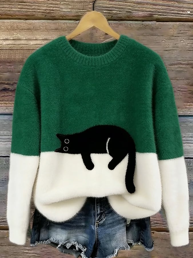Radka | Kočičí potisk, uvnitř fleece