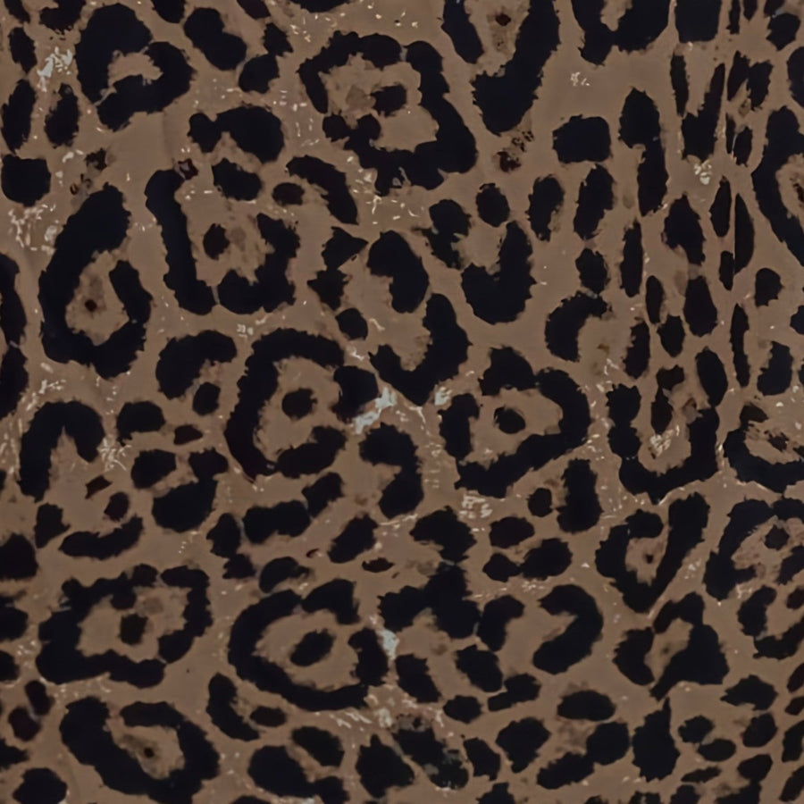 Karolína Sofistikovaná Midi Sukně s Leopardím Vzorem