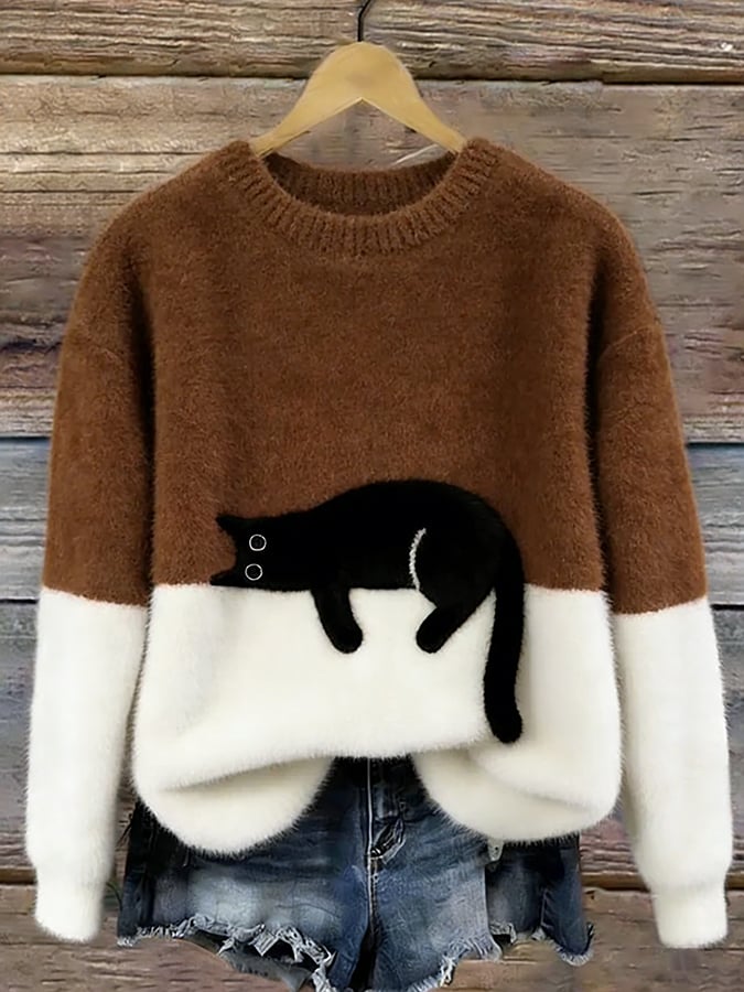 Radka | Kočičí potisk, uvnitř fleece
