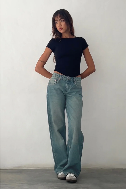 Dámské nízké džíny – Pohodlné a trendy stretch džíny
