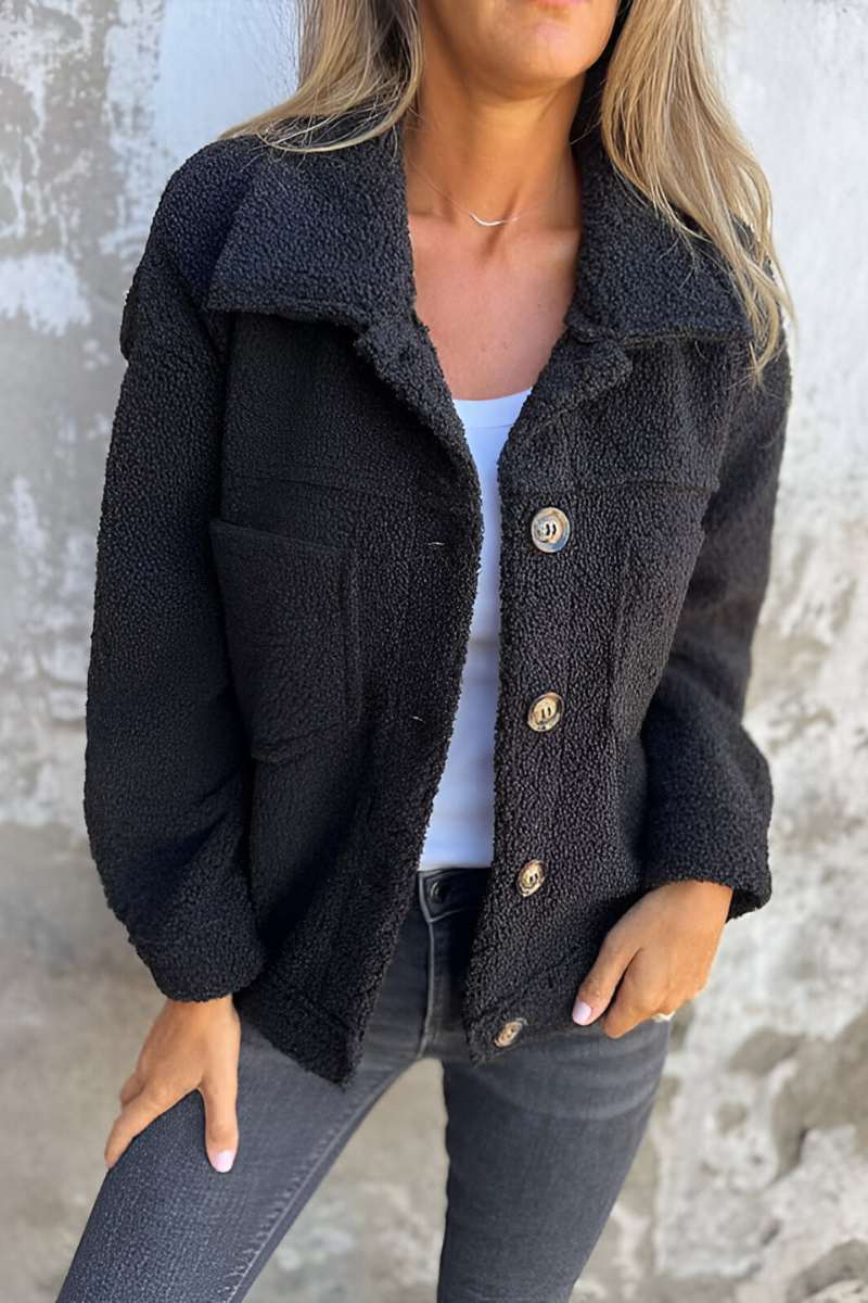 Rina™ | Teplá ležérní teddy bunda