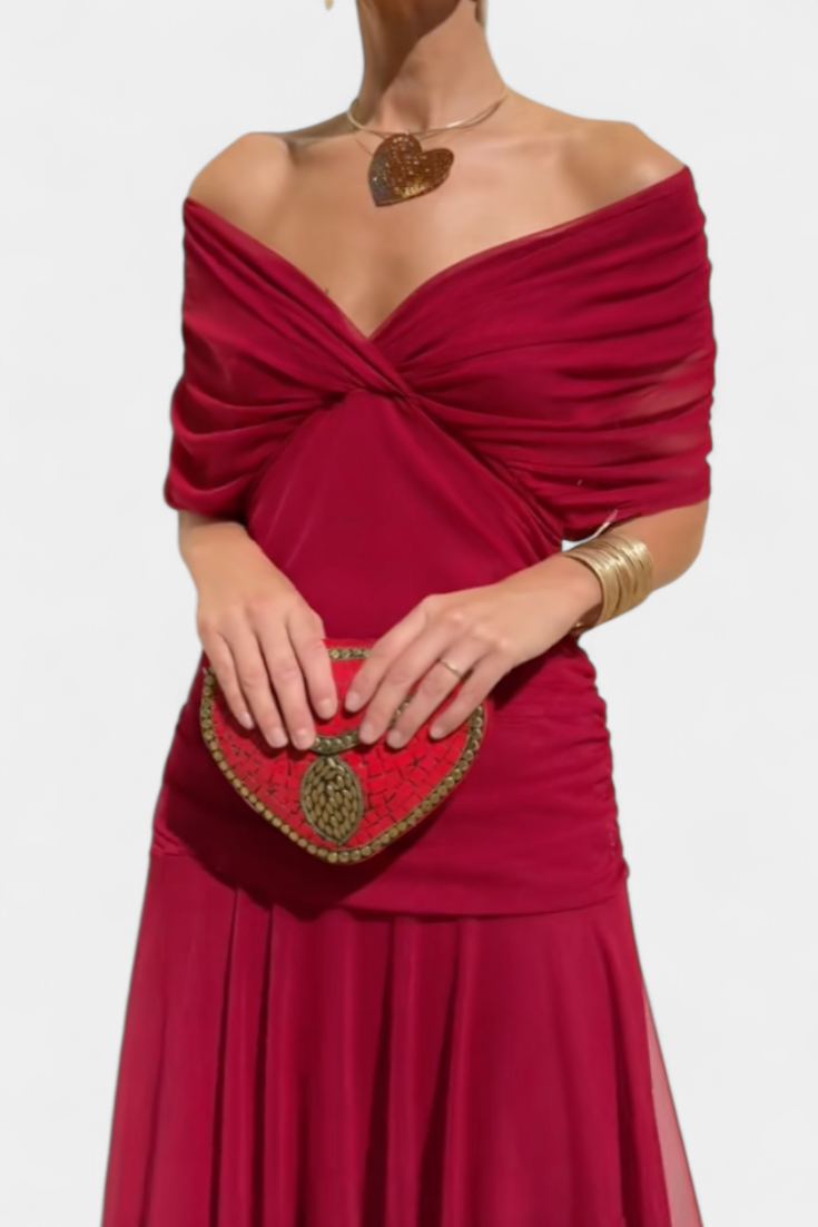 Elegantní Šaty Rebeca pro Ženy – Večerní Styl s Průhlednými Rukávy