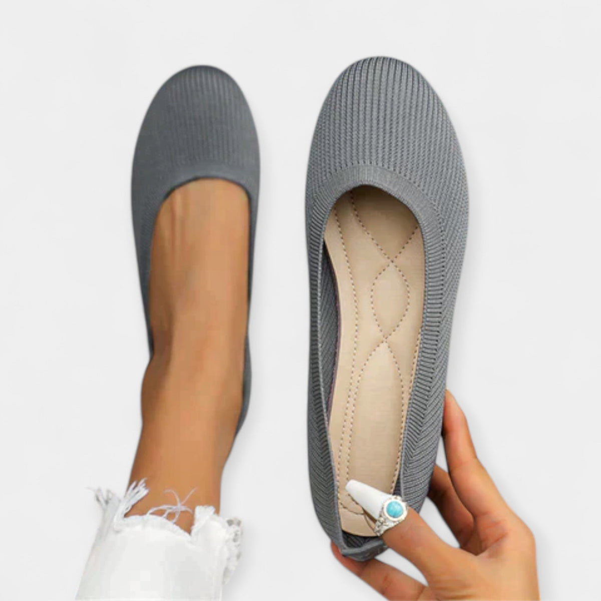 Sára Elegantní Ortopedické SlipOn Tenisky s Paměťovou Pěnou