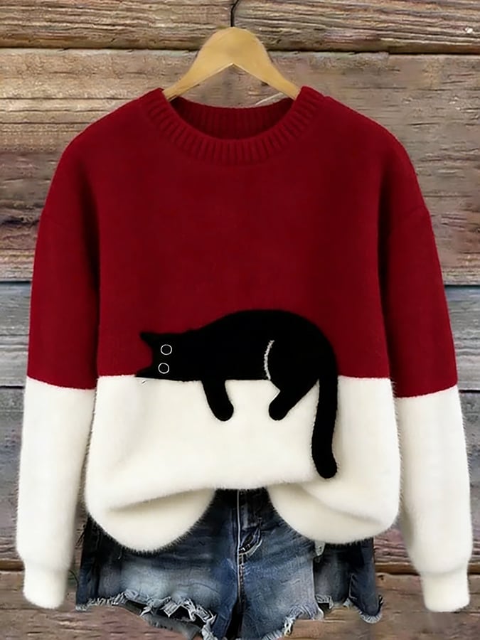 Radka | Kočičí potisk, uvnitř fleece