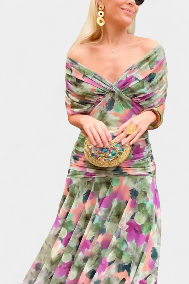 Elegantní Šaty Rebeca pro Ženy – Večerní Styl s Průhlednými Rukávy