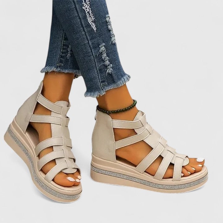 Kendall | Ortopedické sandály s krystaly
